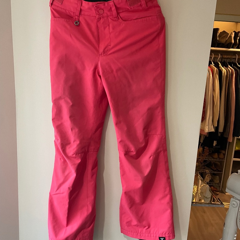 ROXY PINK SKI PANTS FOR GIRLS AGED 12